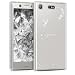 Produktbild kwmobile Sony Xperia XZ1 Compact Hülle - Handyhülle für Sony Xperia XZ1 Compact - Handy Case in Silber Transparent