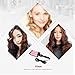 CkeyiN ® 32mm 3 Barrels Big Wave Ceramic Hair Curler Curling Iron Tongs LCD Display Temperature Adjustable Hair Styling Tool with Protective Glove