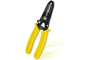 BOTHFOX Wire Stripper Relectrical Cable Cutters Tool Terminal Crimper for Electricians AWG 10-22 Distribution Box Pressure Automatic Adjusting Rotary Switch Apply for Industrial and Home Electrical Repair