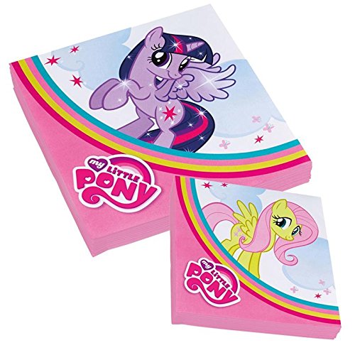 spécifications Lot De 20 Serviettes My Little Pony© - 33cm