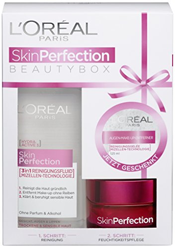 L'Oréal Paris Skin Perfection Set Reinigung und Feuchtigkeitspflege, 1 Stück
