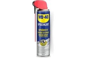 WD-40 Specialist Sprühfett Smart Straw 300ml – Hochviskoses Sprühfett für Zahnräder, Scharniere & Seilzüge, bildet eine widerstandsfähige Schutzschicht für dauerhafte Schmierung unter Belastung