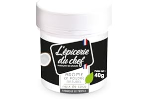 L'ÉPICERIE DU CHEF Epicerie du Chef Arôme Narurel en Poudre de Noix de Coco 40 g