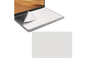 XENQITO 1 Pcs Tastatur Schutz für MacBook Air 15/16, Mikrofaserfolie Kompatibel mit MacBook 15/16 Inch, Reinigungstücher, Bildschirm Tastatur Abdeckungen Entfernt Effektiv Fingerabdrücke, Staub