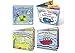 Produktbild Set of 4 Baby Bath Books | First Words ABC Letters & Numbers | Plastic Coated & Padded | Floating Fun Educational Learning Toys for Toddlers & Kids