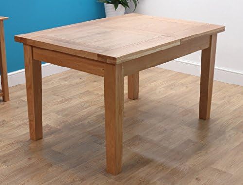 Harts Premium Solid Oak Extendable Single Leaf Rectangle Dining Table