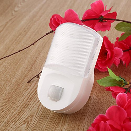 Preisvergleich Produktbild Cathy02Marshall Nachtlicht Steckdose Kinder Bewegungsmelder Dämmerungssensor Techole Led Reer Warmweiss Mit Dämmerungssensor für Kinderzimmer Schlafzimmer Badezimmer Gang und Keller Usw