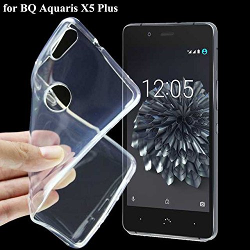 Funda 100  Transparente GEL TPU para BQ AQUARIS X5 PLUS