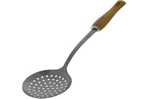 DE BUYER B Series Bois Skimmer, Stainless Steel, Vintage Finish, 152 Grams