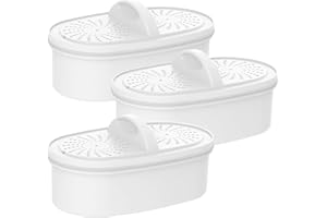 AQUA CREST 9-Month Water Filter Cartridges, Replacement for Waterdrop WD-PF-01A Plus, Compatible with Waterdrop Water Filter Jug WD-PT-05, WD-PT-07, Reduces PFOA/PFOS, Chlorine, Last Up to 3 Months