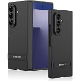Senon Galaxy Z Fold 7 Kılıf Zore Kıpta Standlı Kapak (Siyah)
