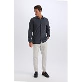 DeFacto%100 Pamuk Yazlık Jogger Chino Pantolon Beli Bağcıklı Cepli D&uuml;z Pa&ccedil;a Z9933AZ25SP