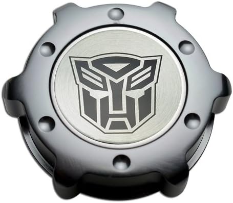 AUTOBOT Transformers Gunmetal OIL CAP Chevrolet in Billet Aluminum for LS1 5.7L Chevy Camaro Z28 SS Super Sport 98 99 00 01 02 1998 1999 2000 2001 2002
