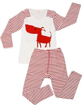 Jungen 2 Stück Stripe Pyjamas Set Kinder Nachtwäsche