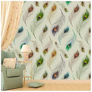 Paper Plane Design Wallpaper Self Adhesive Sticker Theme Floral Printed Multicolour 40 Sq Ft 16 X 90 Inch X 4 Rolls Amazon In Home Improvement