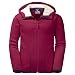 Produktbild JACK WOLFSKIN Fleecejacke K NAVAJO VALLEY, dark ruby, 104, 1606971-2501104
