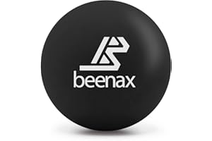 Beenax Massage Lacrosse Ball for Trigger Point, Muscle Knots, Deep Tissue, Myofascial Release, Yoga, Rehab, Physiotherapy - Pain Relief for Shoulders, Back, Neck, Foot, Body