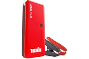 Telwin 829566 Drive 13000, démarreur multifonction au lithium, 12V, 1500A