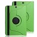 Produktbild elecfan Tab S2 8.0 (SM-T710 /T715)PU Flip Folio Book Cover Hülle,360 Grad Drehende Case Tasche mit Standfunktion Auto Wake up Sleep PU Leder Hüllen für Samsung Galaxy Tab S2 8.0-Grün