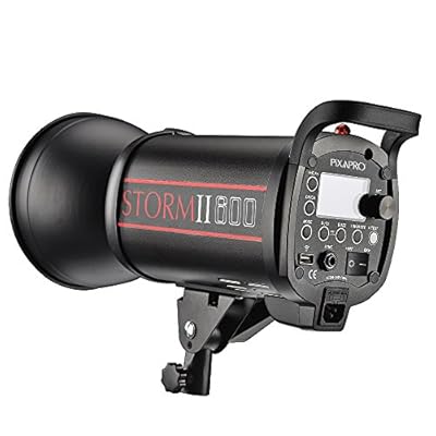 PIXAPROA   STORM II 600 QT600IIM 600Ws High Speed Fan Cool 1 8000s Studio Strobe Flash HSS Bowens SFitting 2 4G  2 Year UK Warranty  Fast Delivery  UK Stock  VAT Registered  Single Head  STORM II 600 