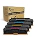 Produktbild V4INK Toner ersetzt HP CF210X CF211A CF212A CF213A (HP 131A) für HP LaserJet Pro 200 color M251n M251nw, MFP M276n M276nw Drucker, 2400 Seiten für Schwarz, 1800 Seiten für je Farbe, 4 Stück