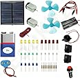 DC Motor Kit with Mini Solar Panel – Electronics Science Project Kit for STEM Learning, School Experiments, and DIY Projects