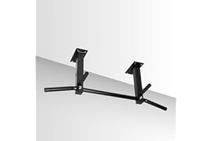 ‎BAD COMPANY Bad Company Klimmzugstange Wandmontage oder Deckenmontage bis 350 kg belastbar - Klimmzug Stange Wand oder Decke inkl. Anleitung und Befestigungsmaterial - Für Fitness Zuhause oder Gym