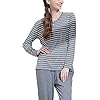 Dolamen-Coppie-Pigiama-per-Donna-Signore-calda-molle-inverno-Pigiama-da-notte-100-Cotone-Donna-Pigiama-invernale-manica-lunga-Top-Pantaloni-con-tasche