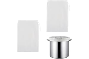 COAFTUG Filterbeutel Siebbeutel Nylon Brew Filter Bag Passierbeutel Presssack für Obstpresse Filtertasche Gemüsebeutel Wine Filtersack Saft Press Beutel Maischesack