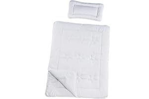 Kuscheli® Kinderbettdecke Kinderbettwäsche 100 x 135 & 40x60 Kopfkissen | Allergiker geeignet & Öko-Tex Zertifiziert | Vier Jahreszeiten Bettdecken Set für Kinderbett, Design - Motiv:Design 1