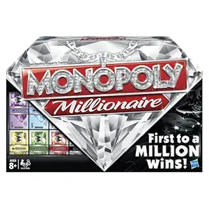 Hasbro Monopoly Millionaire - The Fast-Dealing Property Trading Board Game