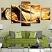 Produktbild XLST Leinwand HD Drucke Bilder Moderne Wandkunst Rahmen 5 Stücke Cartoon Dragon Ball Z Gemälde Goku Fahrt Shenron Poster Wohnkultur,A,30x40x2+30x60x2+30x80x1