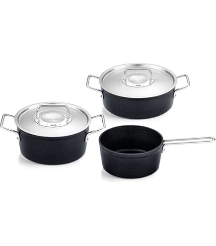 Fissler Adamant/aluminium kookpan ( 20 cm, 2,7 L) pannen gecoat met glazen deksel, anti-aanbaklaag - inductie