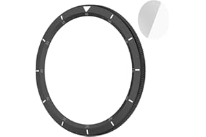 BOWTONG 2-in-1-Armbandlünette aus Metall für Xiaomi Watch S3/S3 eSIM Abdeckung + Glasschale für Xiaomi Protektoren S4/S4 Bildschirm