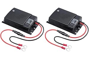 FUNFUNFLY 2X Repelente de Ratas Ultrasonico Coche, DC 12V, Sonidos Ultrasónicos Marten Defense Marten Protección Accesorios para Vehículos con Luces Indicadoras de Trabajo