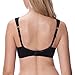 La Isla Women's Cotton Soft Cup Underwire Maternity Nursing Bra Black 38D