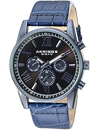 Akribos XXIV Reloj con movimiento cuarzo suizo Man AK911BU 41 mm