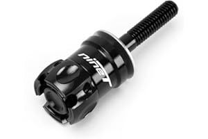 Modeer per BMW R NINE T R NINE T Racer / PURE / Scrambler 2014-2022 Moto CNC sedile posteriore Bullone Montatura Rimozione vite Tool-Less Quick Release Replacement rninet Accessori (nero)