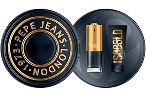 Pepe Jeans SoBold Intense For Him Estuche Regalo Perfumes Hombre Pack de 2 Piezas Eau de Parfum 100ml y Shower Gel 100ml Set Fragancia Ambarada y Especiada