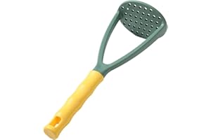 FAMU LAND Broyeur de pommes de terre - Potato Smasher - Accessoire de cuisine - Passepurée - Broyeur - Presse en polypropylène- Poignée souple et poignée ergonomique - Résistant pour fruits et légumes (VERT)