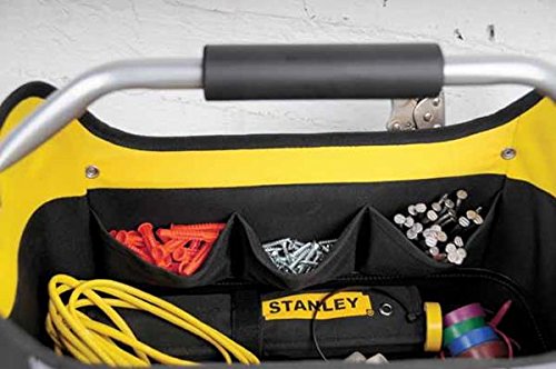 Stanley Werkzeugtrage 44.7×27.7×25.1cm, 600 Denier Nylon, ergonomischer Gummihandgriff, Schultergurt, 1-96-182 - 2