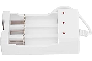 NAROOTE Ładowarka USB do baterii AA, ładowarka do baterii ABS, z trwałym wtykiem USB lub akumulatorem AA-AAA, przenośna ładowarka do ładowania Power Bank