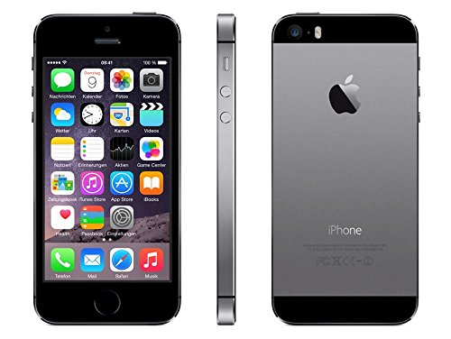 Apple iPhone 5S Smartphone (4 Zoll (10,2 cm) Touch-Display, 32 GB Speicher, iOS 7) spacegrau