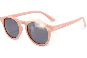 Maesy Gafas de Sol para Niño, Edades 3-6 Años, Protección Polarizada UV400, Montura Flexible y Blanda, Gafas de Sol Seguras y Cómodas para Niños, Faela