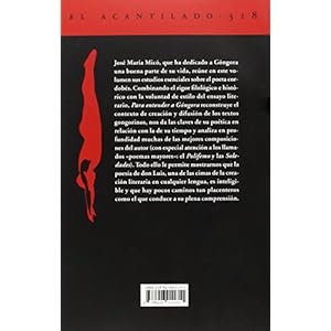 Para entender a Góngora (El Acantilado, Band 318)