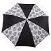 The Modern Ape - Automatic Raindrop design stylish nylon rain umbrella - white RS.799.00
