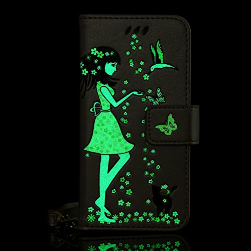 Guran   Luminoso Funda de Cuero Flip Case Cover para Lenovo Moto G5 Plus Smartphone con Funci  n de Soporte y Ranura para Tarjetas-marr  n