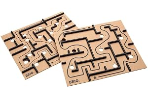BRIO 34030 Labyrintplattor | Labyrinth Boards 2 delar. Tillbehör till BRIO labyrint 34000. Från 6 år. Kräver koncentration och tålamod.