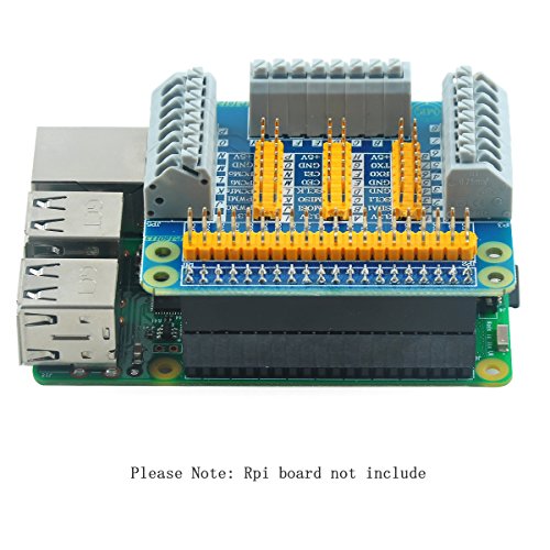 MakerHawk Raspberry Pi Multifunktionale GPIO Erweiterungskarte für Himbeer Pi 2 3 B B + mit Schrauben - 7