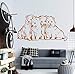Produktbild Mrhxly Wandtattoo Vinyl Aufkleber 4 Baby Samojede Hund Welpen Rasse Haustier Tier Familie Wandkunst Dekor Abnehmbare Kindergarten Poster 78 * 42Cm